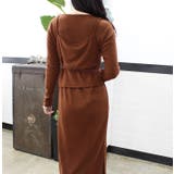 起毛カシュクールレイヤードワンピース | MODE ROBE | 詳細画像9 