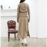 起毛カシュクールレイヤードワンピース | MODE ROBE | 詳細画像14 