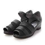 ブラック | 【3E】チュールメッシュサンダル | Mode et Jacomo×ing