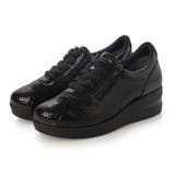 ブラックH | 【3E】厚底ファスナー付きスニーカー | Mode et Jacomo×ing