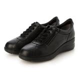 ブラック | 【3E】ファスナー付きヒールアップスニーカー | Mode et Jacomo×ing