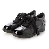 ブラック | 【3E】ファスナー付きヒールアップスニーカー | Mode et Jacomo×ing