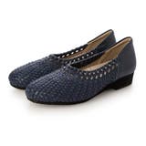 ネイビー | 【3E】ウェッジソールメッシュパンプス | Mode et Jacomo×ing