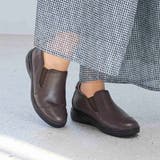 【3E】【レイン対応】切り替えデザインスリッポンシューズ | Mode et Jacomo×ing | 詳細画像1 