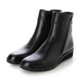 ブラック | 【3E】ミドル丈ショートブーツ | Mode et Jacomo×ing