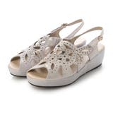 ラベンダー | 【3E】カットワークデザインサンダル | Mode et Jacomo×ing