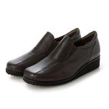 ダークブラウン | 【4E】切替デザインスリッポンシューズ | Mode et Jacomo×ing