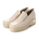 ベージュ | 【3E】エアソールサイドゴアスリッポン | Mode et Jacomo×ing