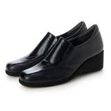 ネイビー | 【3E】サイドゴアウェッジソールスリッポン | Mode et Jacomo×ing