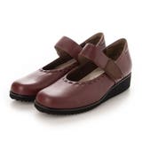 ワイン | 【3E】メリージェーンポイントステッチパンプス | Mode et Jacomo×ing