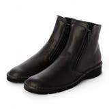 ブラック | 【3E】ダブルファスナーショートブーツ | Mode et Jacomo×ing