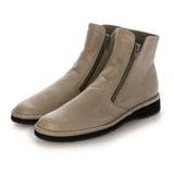 ダークグレー | 【3E】ダブルファスナーショートブーツ | Mode et Jacomo×ing
