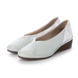 アイボリーコンビ | 【3E】コンビネーションウェッジソールパンプス | Mode et Jacomo×ing