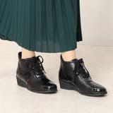 【3E】レースアップウエッジヒールスニーカー | Mode et Jacomo×ing | 詳細画像1
