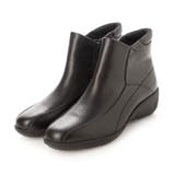 ブラック | 【3E】カッティングデザインショートブーツ | Mode et Jacomo×ing