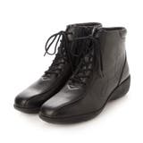 ブラック | 【3E】レースアップハイカットスニーカー | Mode et Jacomo×ing