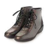 ブロンズ | 【3E】レースアップハイカットスニーカー | Mode et Jacomo×ing