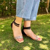 ウエッジヒールアンクルストラップサンダル | Mode et Jacomo×ing | 詳細画像1 