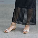 ウエッジヒールアンクルストラップサンダル | Mode et Jacomo×ing | 詳細画像13 