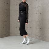 【レイン対応】スクエアトゥローヒールブーツ | Mode et Jacomo×ing | 詳細画像21 