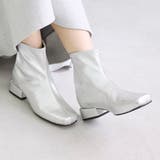 【レイン対応】スクエアトゥローヒールブーツ | Mode et Jacomo×ing | 詳細画像22 