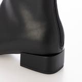 【レイン対応】スクエアトゥローヒールブーツ | Mode et Jacomo×ing | 詳細画像7 