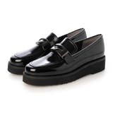 ブラック | 【レイン対応】厚底メタルモチーフローファー | Mode et Jacomo×ing