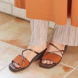 【クッション入り】チューブストラップミュールサンダル | Mode et Jacomo×ing | 詳細画像1 
