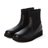 ブラック | 【軽量】アンクルストレッチショートブーツ | Mode et Jacomo×ing