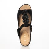 【クッション入り】ビジュー付きＴストラップサンダル | Mode et Jacomo×ing | 詳細画像23 