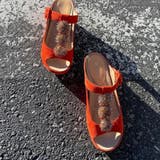 【クッション入り】ビジュー付きＴストラップサンダル | Mode et Jacomo×ing | 詳細画像7 