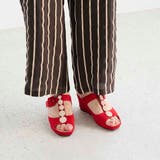 ビジューモチーフTストラップサンダル | Mode et Jacomo×ing | 詳細画像5 