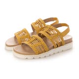 イエロー | フットベッドメッシュサンダル | Mode et Jacomo×ing