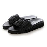 ブラック | メッシュミュールサンダル | Mode et Jacomo×ing