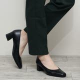 【クッション入り】チャンキーヒールパンプス | Mode et Jacomo×ing | 詳細画像1 