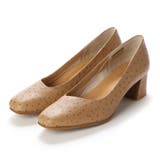ベージュカタオシ | 【クッション入り】チャンキーヒールパンプス | Mode et Jacomo×ing