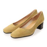 イエロースエード | 【クッション入り】チャンキーヒールパンプス | Mode et Jacomo×ing
