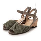 グリーン | アンクルストラップサンダル | Mode et Jacomo×ing