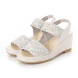 ホワイトミックス | メッシュデザインサンダル | Mode et Jacomo×ing