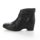 ドレープデザインウェッジソールショートブーツ | Mode et Jacomo×ing | 詳細画像2