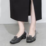 スクエアトゥモチーフパンプス | Mode et Jacomo×ing | 詳細画像1 