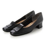 ブラック | スクエアトゥモチーフパンプス | Mode et Jacomo×ing
