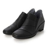 ブラック | 【軽量】レイヤードウェッジソールスリッポン | Mode et Jacomo×ing