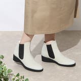 サイドゴアウェッジソールショートブーツ | Mode et Jacomo×ing | 詳細画像17 