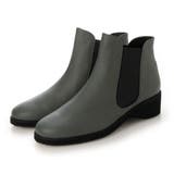 グレー | サイドゴアウェッジソールショートブーツ | Mode et Jacomo×ing