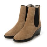 キャメル | ボア付きサイドゴアショートブーツ | Mode et Jacomo×ing