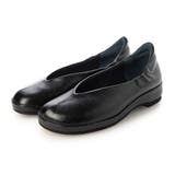 ブラックミックス | 【軽量】Vカットフラットパンプス | Mode et Jacomo×ing