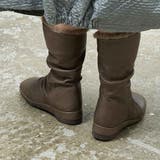 【防水】【防滑】スクエアトゥフラットソールハーフブーツ | Mode et Jacomo×ing | 詳細画像25 