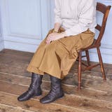 【防水】【防滑】スクエアトゥフラットソールハーフブーツ | Mode et Jacomo×ing | 詳細画像3 