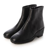 ブラック | ウェッジソールスクエアトゥブーツ | Mode et Jacomo×ing